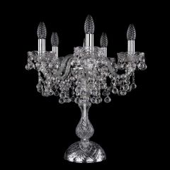 Настольная лампа Bohemia Ivele Crystal 1409L/5/141-47/Ni