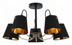 Люстра на штанге Illumico IL6120-5COU-79 BK GD