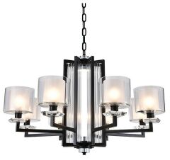 Подвесная люстра Newport ALEXANDRA 4408+1/C black+gold