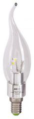 Лампа светодиодная Jazzway PLED-CA37 CLEAR 3W 2700K 250 Lm E14 220/ 50