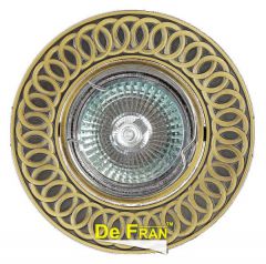 Точечный светильник De Fran A039 GAB "Поворотный в центре" бронза MR16 1 x 50 вт