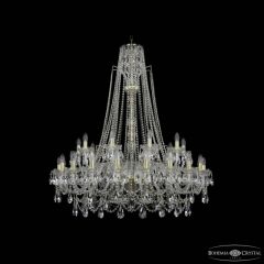 Подвесная люстра Bohemia Ivele Crystal 1411 1411/20+10/400/XL-130 G