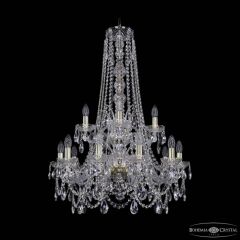 Подвесная люстра Bohemia Ivele Crystal 1411 1411/10+5/240/h-94/2d G