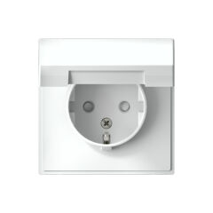  Systeme Electric ARTGALLERY РОЗЕТКА с заземл. со шторк. с крышкой, 16А, IP20, механизм, БЕЛЫЙ
