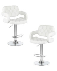 Набор 2 шт Стул барный Dobrin TIESTO, белый