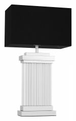 Настольная лампа декоративная Lumina Deco Davos LDT 310 CHR+BK