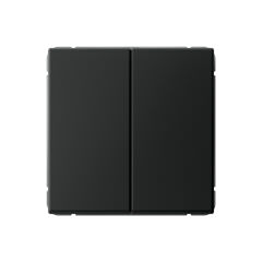  Systeme Electric ARTGALLERY 2-клавишный ВЫКЛЮЧАТЕЛЬ, сх.5, 10АХ, механизм, КАРБОН