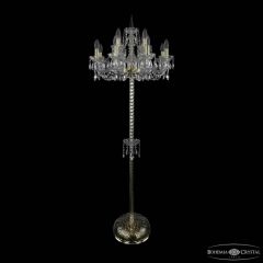 Торшер Bohemia Ivele Crystal 1402 1402T2/8+4/195-165 G