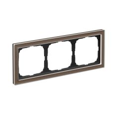  Systeme Electric ARTGALLERY PURE 3-постовая РАМКА, ОРГАНИЧЕСКОЕ СТЕКЛО МОККО