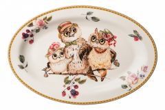  Lefard Блюдо (26.5x18.5 см) Owls Party 415-2168