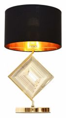 Настольная лампа декоративная Lumina Deco Fabi LDT 5529 F.GD+BK