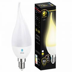 Лампа светодиодная Ambrella Light E14 6W 3000K белая 205014