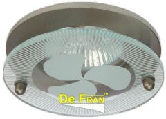 Точечный светильник De Fran FT 806 SN сатин никель+ стекло MR16 1 x 50 вт