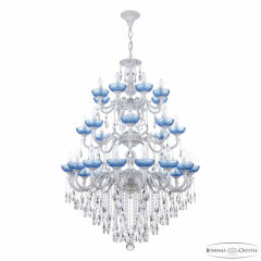 Подвесная люстра Bohemia Ivele Crystal AL7801 AL78101/16+8+8/300/3d B WMN P Aquamarine/M-1F