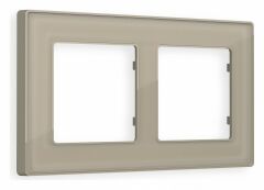 Рамка на 2 поста Ambrella Volt Arctic AF580362