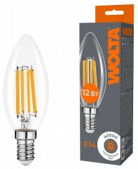 Лампа светодиодная Wolta E14 12Вт 4000K WF-C35-12W4KE14