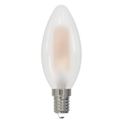 Лампа светодиодная филаментная Volpe E14 6W 4000K матовая LED-C35-6W/4000K/E14/FR/SLF UL-00008327