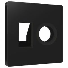 Накладка для ТВ-розетки и RJ-11 или RJ-45 Ambrella Volt ALFA AP8125