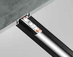 Профиль встраиваемый Ambrella Light GP GP1001BK/BK