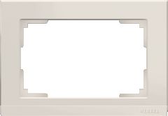  Werkel Рамка для двойной розетки (слоновая кость) WL04-Frame-01-DBL-ivory