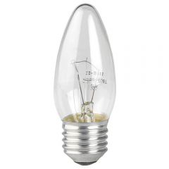 Лампа накаливания Эра E27 60W 2700K прозрачная ЛОН ДС60-230-E27-CL