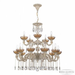 Подвесная люстра Bohemia Ivele Crystal AL7901 AL79101/10+5/250/2D A WMG P Shampan/M-1G