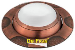 Точечный светильник De Fran FT 156 ZJA R50 RAB Светильник "Рыбий глаз" (сфера поворотная) красное античное золото Е14 1 x 50 вт