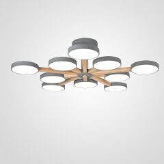 Люстра на штанге Imperiumloft TURNA Gray TURNA-B01
