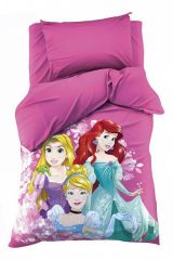  Disney Постельное белье полутораспальное Принцессы
