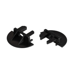 Заглушка для MIC-FS-R черная с отверстием ( Arlight , Пластик)