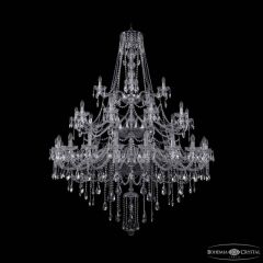 Подвесная люстра Bohemia Ivele Crystal 1415 1415/20+10+5/530/3d Ni