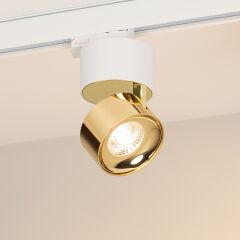 Светильник SP-PLURIO-TRACK-4TR-R77-9W Warm3000 (WH-BRS, 36 deg, 230V) ( Arlight , IP20 Металл, 3 года)