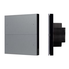 INTELLIGENT ARLIGHT Кнопочная панель SMART-DMX512-801-22-4G-4SC-DIM-IN Grey (230V, 2.4G) ( Arlight , IP20 Пластик, 5 лет)