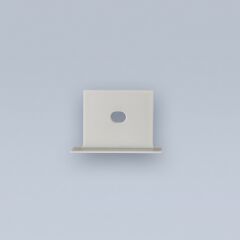 Заглушка для профиля с отверстием Eleganz 25942