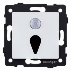 Заглушка для поста с подсветкой, без рамки Kollinger REA-044WH