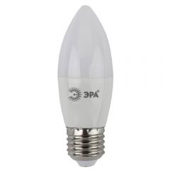Лампа светодиодная Эра E27 10W 4000K матовая ECO LED B35-10W-840-E27