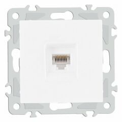 Розетка Ethernet RJ-45 без рамки Arte Milano am-206 206.45-1.white