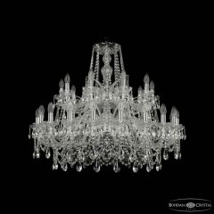 Подвесная люстра Bohemia Ivele Crystal 1411 1411/20+10/360/2d Ni