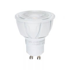 Uniel Лампа светодиодная диммируемая (UL-00003990) GU10 6W 3000K матовая LED-JCDR 6W/WW/GU10/FR/DIM PLP01WH