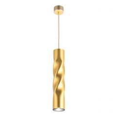 Подвесной светодиодный светильник Eurosvet Scroll 50136/1 LED золото