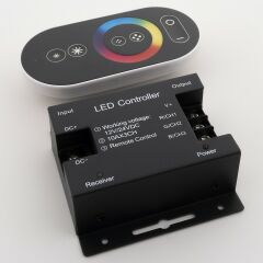 Контроллер-регулятор цвета RGB с пультом ДУ LEDS POWER T3 RF 30A 003764