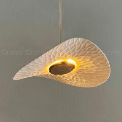 Подвесной светильник Cloyd FLOPPY P1 / Ø20 см - керамика - золото (арт.12501)