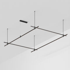 Трек ART-APRIORI-RECTANGLE-ROD-800-3000x2000 (BK) ( Arlight , IP20 Металл, 3 года)