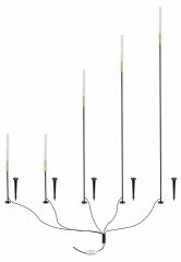 Наземный низкий светильник Arte Lamp MUSTER A1083PA-5BK