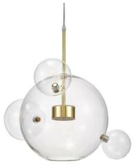 Подвесной светильник Lumina Deco Neroni LDP 6016-3+1 GD