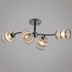  Reluce Люстра на штанге 45360-0.3-04 BK+CR