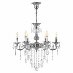 Подвесная люстра Bohemia Ivele Crystal AL77 AL77101/6/175 B Ni