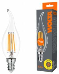 Лампа светодиодная Wolta WF-CT35-7W3KE14