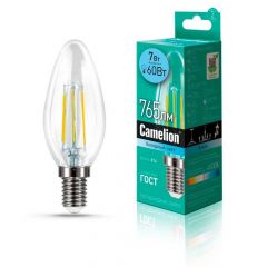 Лампа светодиодная Camelion E14 7W 4500K LED7-C35-FL/845/E14 13453