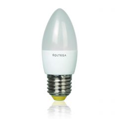  Voltega Лампа светодиодная E27 5.4W 2800К свеча матовая VG4-C2E27warm5W 5743